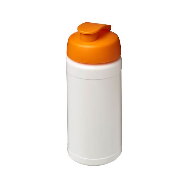 Baseline® Plus 500 ml Sportflasche mit Klappdeckel - Weiß 