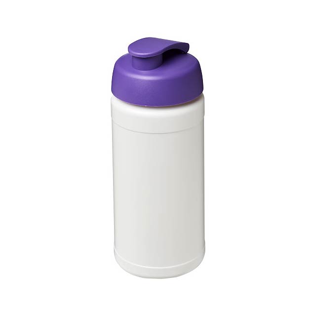 Baseline® Plus 500 ml Sportflasche mit Klappdeckel - Weiß 