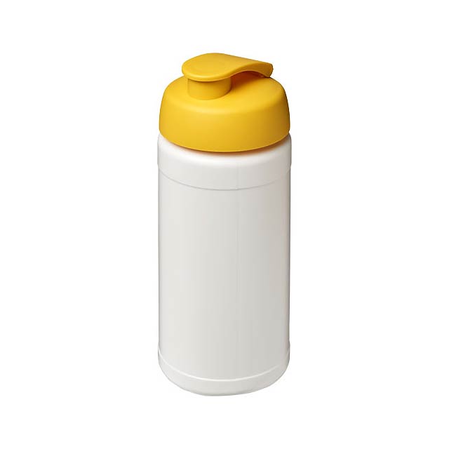 Baseline® Plus 500 ml Sportflasche mit Klappdeckel - Weiß 