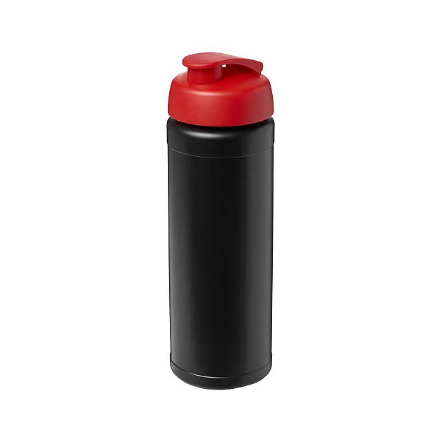 Baseline® Plus 750 ml Flasche mit Klappdeckel - schwarz