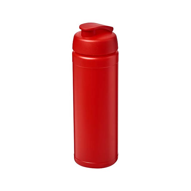Baseline® Plus 750 ml flip lid sport bottle - transparent red