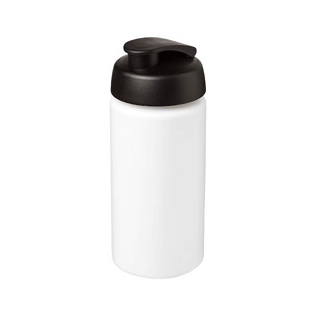 Baseline® Plus grip 500 ml flip lid sport bottle - white