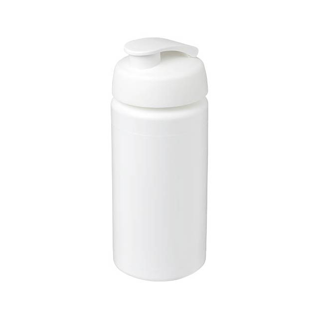 Baseline® Plus grip 500 ml flip lid sport bottle - white