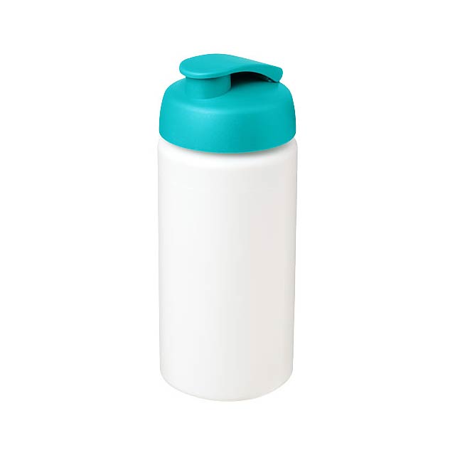 Baseline® Plus grip 500 ml flip lid sport bottle - white