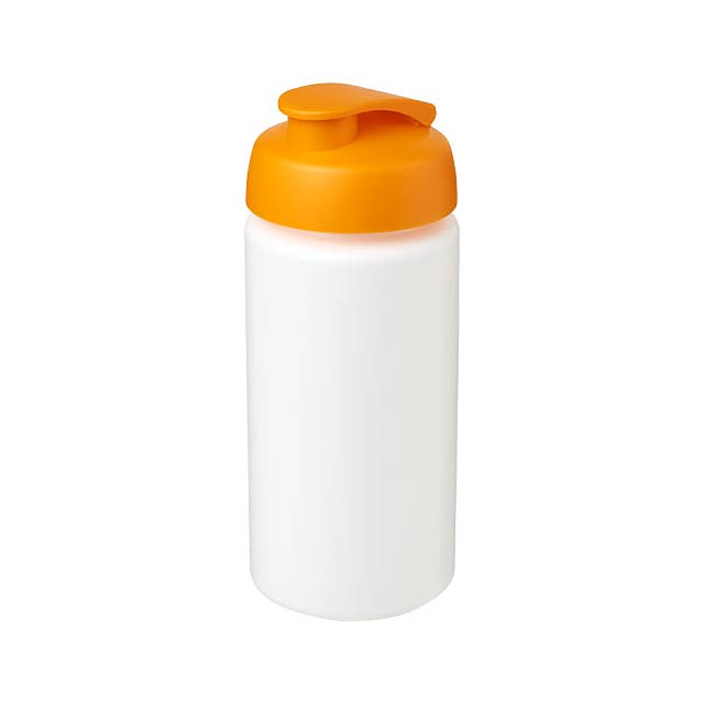 Sportovní láhev s vyklápěcím víčkem Baseline® Plus grip 500  - biela