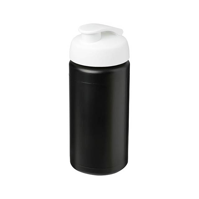 Baseline® Plus grip 500 ml flip lid sport bottle - black