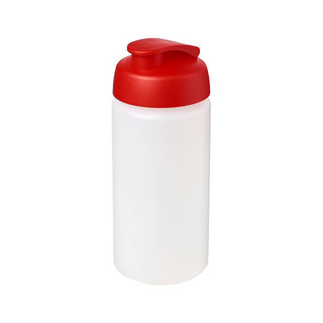 Baseline® Plus grip 500 ml Sportflasche mit Klappdeckel - Transparente