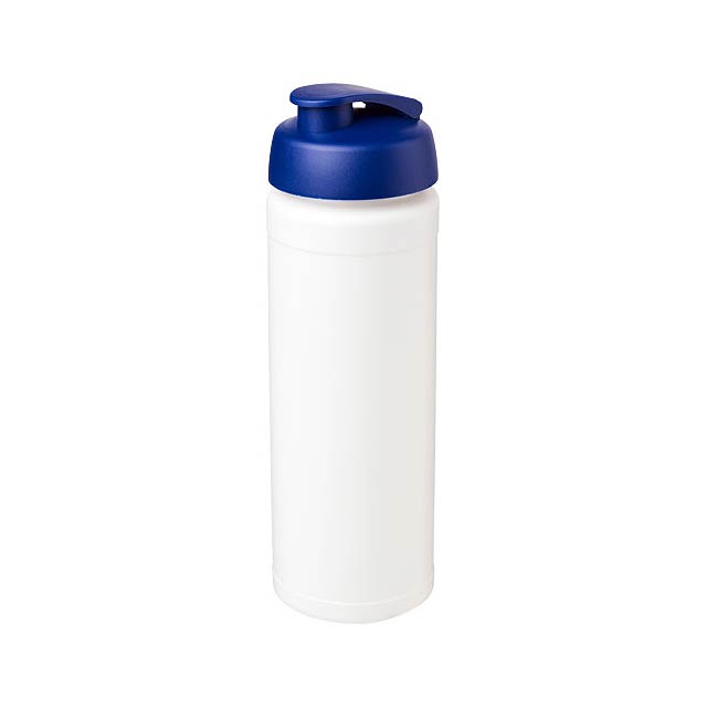 Baseline® Plus grip 750 ml Sportflasche mit Klappdeckel - Weiß 