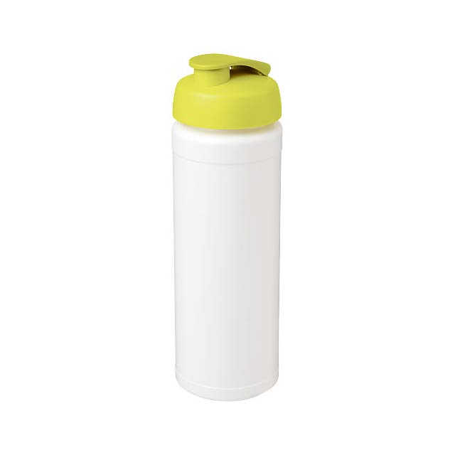 Baseline® Plus grip 750 ml Sportflasche mit Klappdeckel - Weiß 
