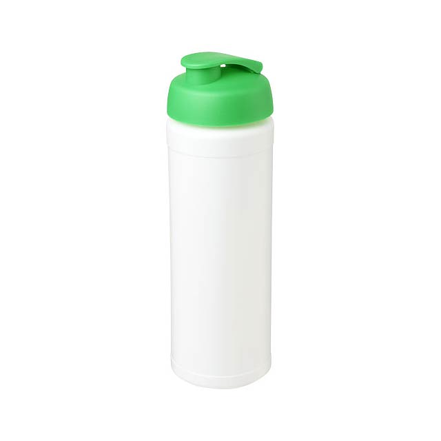 Baseline® Plus grip 750 ml Sportflasche mit Klappdeckel - Weiß 