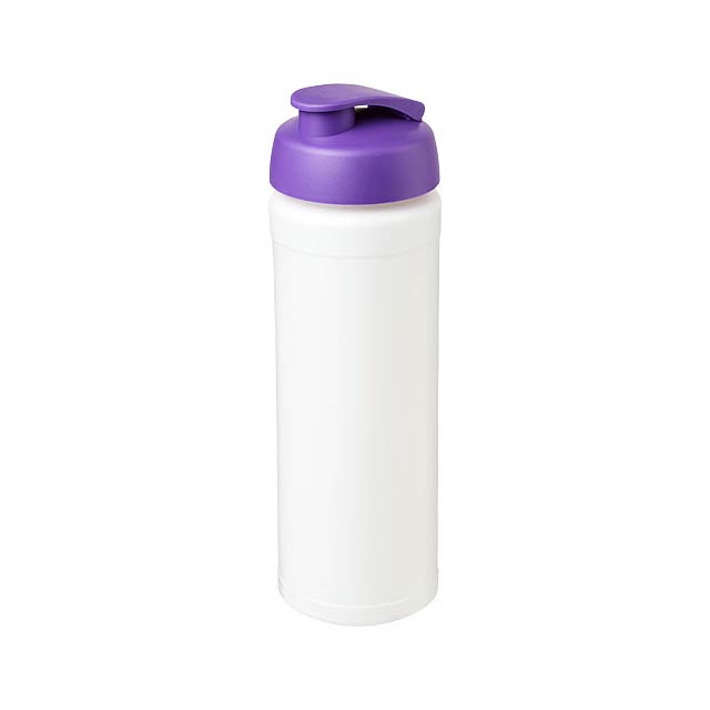 Baseline® Plus grip 750 ml Sportflasche mit Klappdeckel - Weiß 