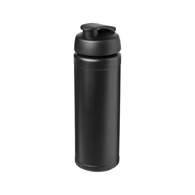 Baseline® Plus grip 750 ml Sportflasche mit Klappdeckel - schwarz