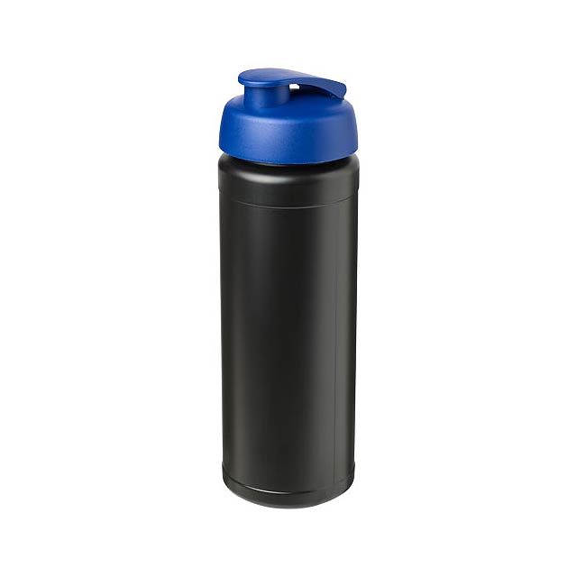 Baseline® Plus grip 750 ml Sportflasche mit Klappdeckel - schwarz