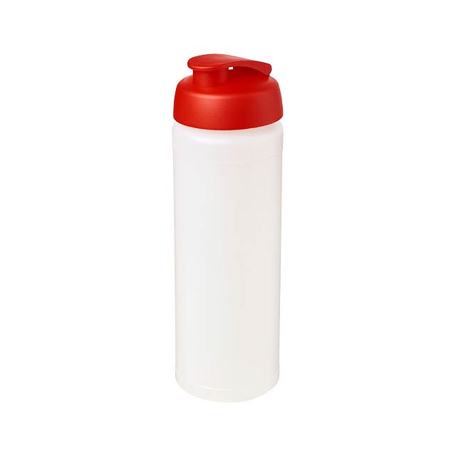 Sportovní láhev s vyklápěcím víčkem Baseline® Plus grip 750 ml - transparentní
