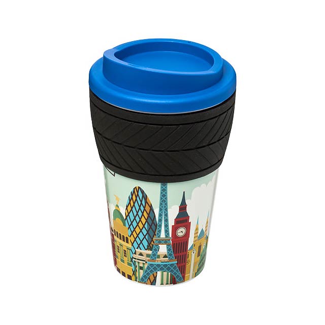 Brite-Americano® tyre 350 ml insulated tumbler - blue