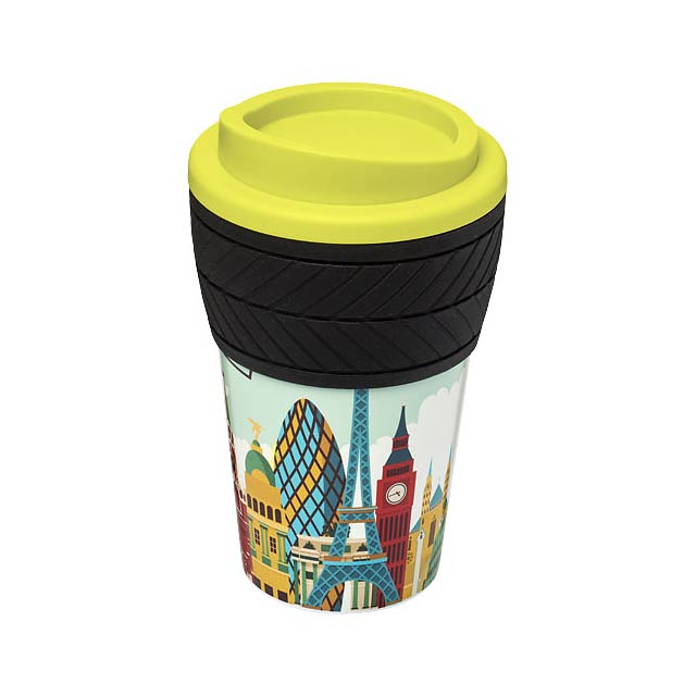 Brite-Americano® tyre 350 ml insulated tumbler - lime