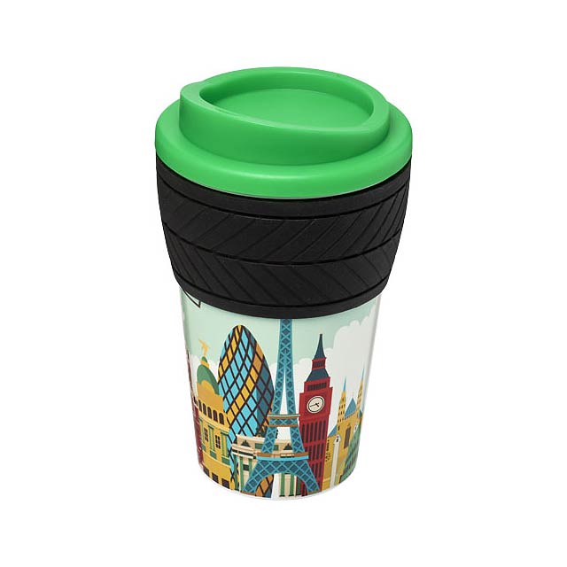 Brite-Americano® tyre 350 ml insulated tumbler - green