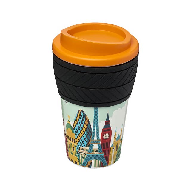 Brite-Americano® tyre 350 ml insulated tumbler - orange