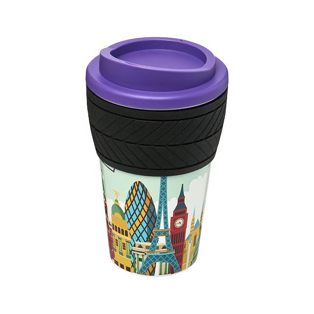 Brite-Americano® tyre 350 ml insulated tumbler - violet