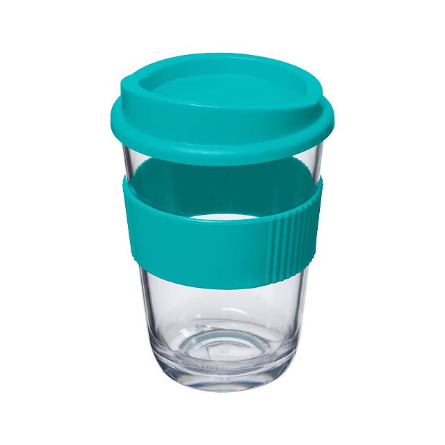 Americano® Cortado 300 ml tumbler with grip - turquoise