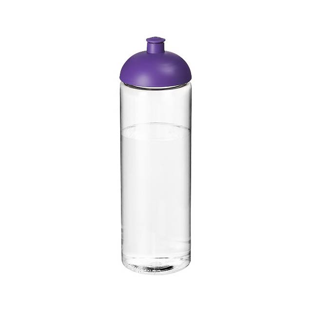 H2O Vibe 850 ml sportovní lahev s kupolovitým víčkem - transparentná