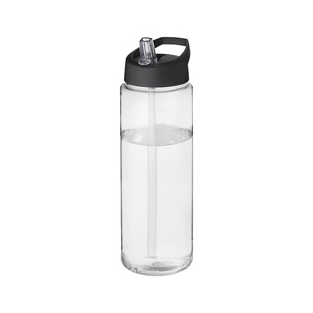 H2O Vibe 850 ml sportovní lahev s víčkem s hubičkou - transparentná