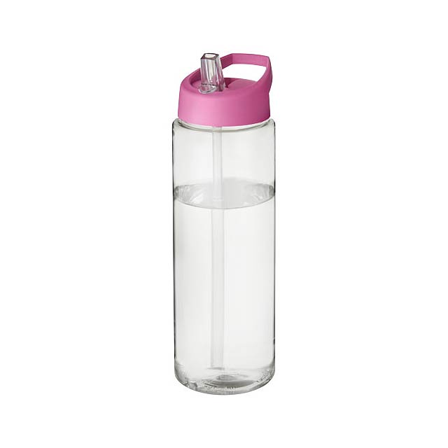 H2O Active® Vibe 850 ml spout lid sport bottle - transparent