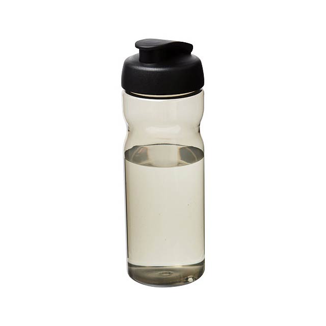 H2O Active® Eco Base 650 ml Sportflasche mit Klappdeckel - schwarz