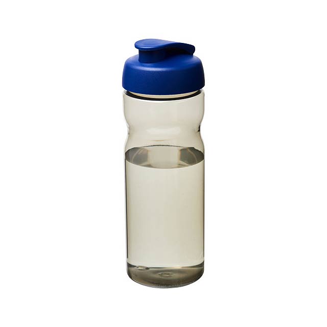 H2O Active® Eco Base 650 ml Sportflasche mit Klappdeckel - schwarz