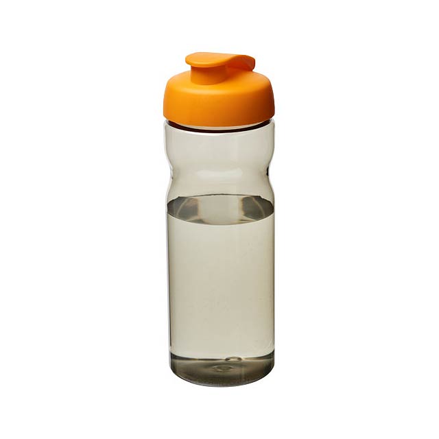 H2O Active® Eco Base 650 ml Sportflasche mit Klappdeckel - schwarz