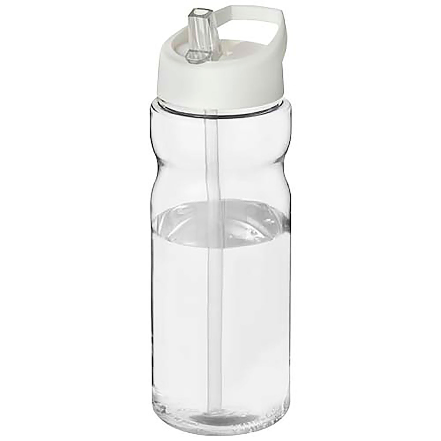H2O Active® Eco Base 650 ml Sportflasche mit Ausgussdeckel - Weiß 