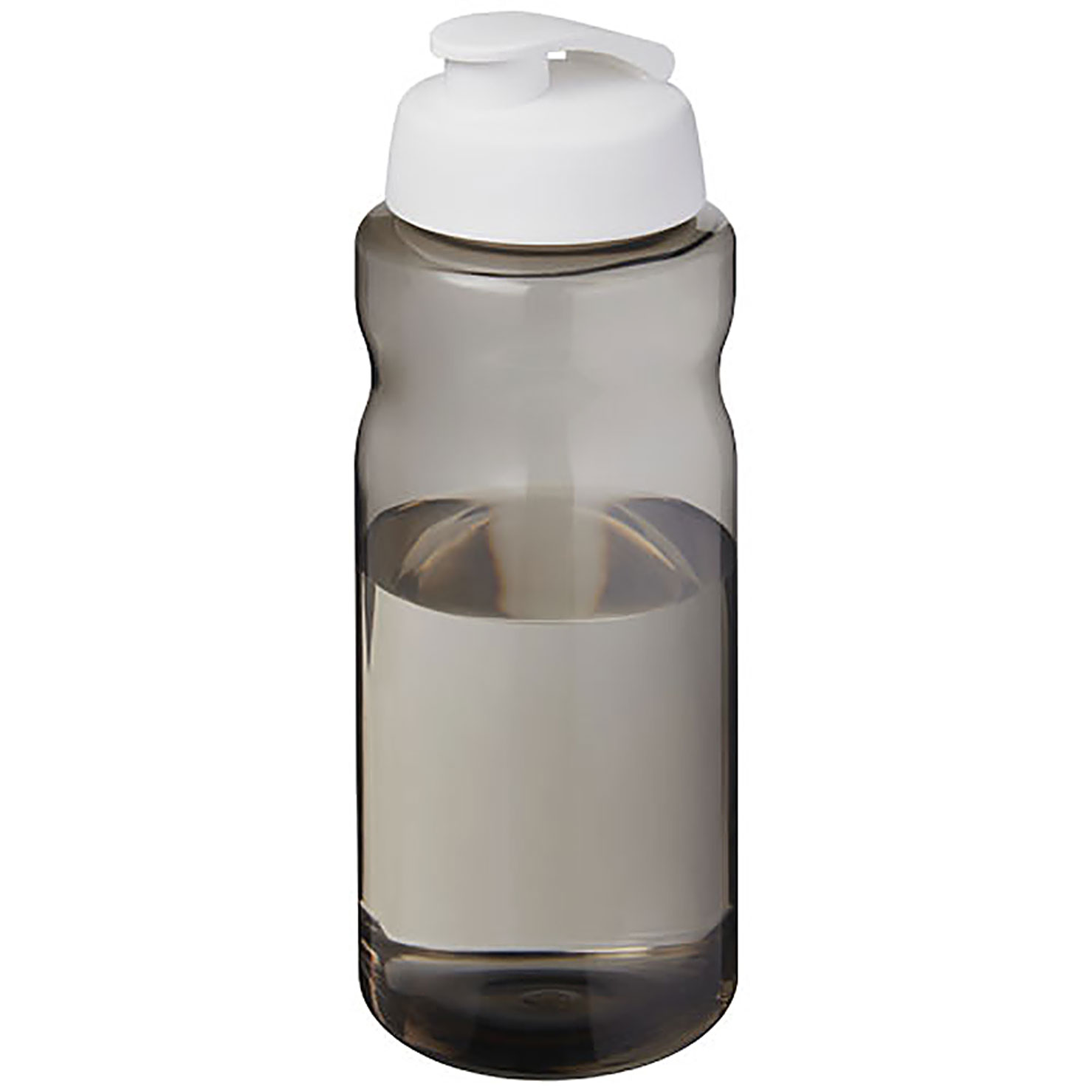 H2O Active® Eco Big Base 1L Sportflasche mit Klappdeckel  - Weiß 