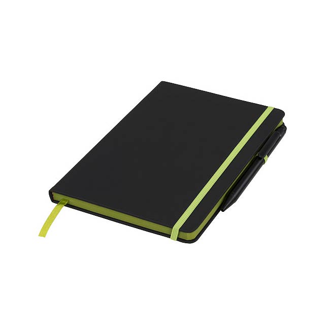 Noir Edge medium notebook - black