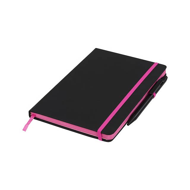 Noir Edge medium notebook - black