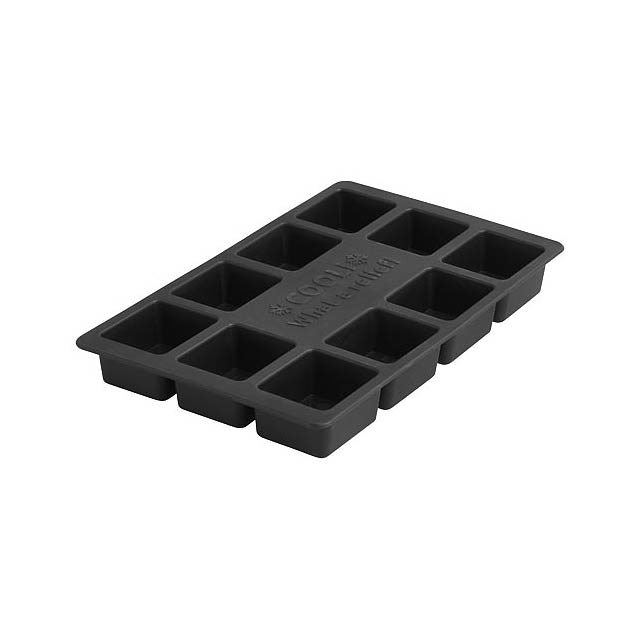 Chill customisable ice cube tray - black