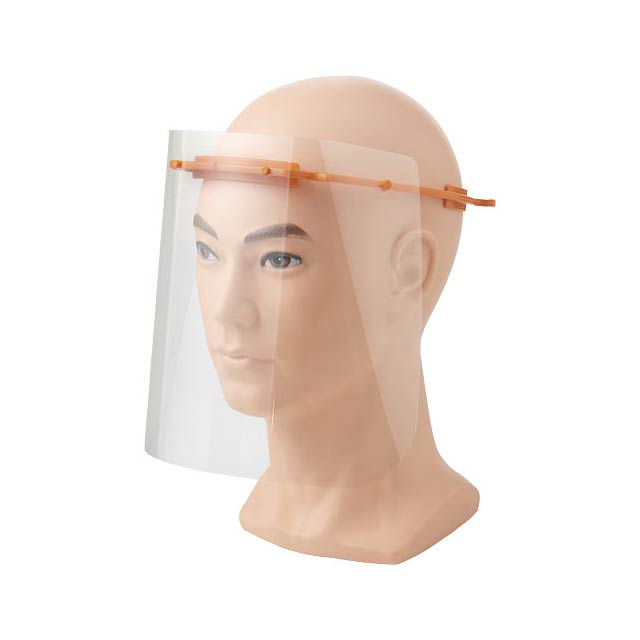 Protective face visor - Medium - orange