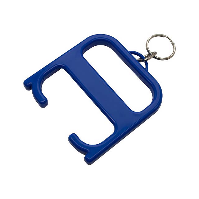Hygiene handle with keychain - baby blue