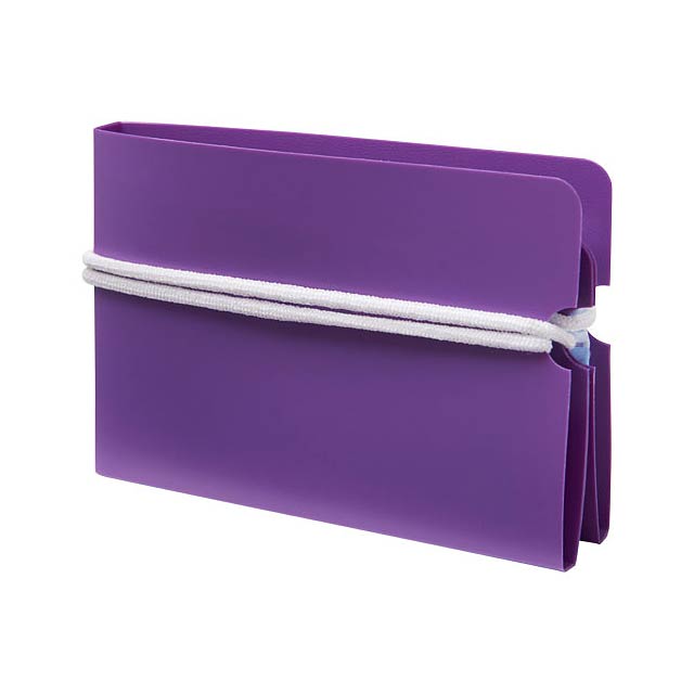 Madden fold-up face mask wallet - violet