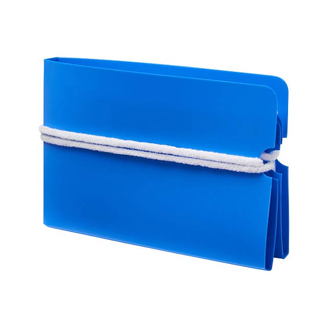 Madden fold-up face mask wallet - blue