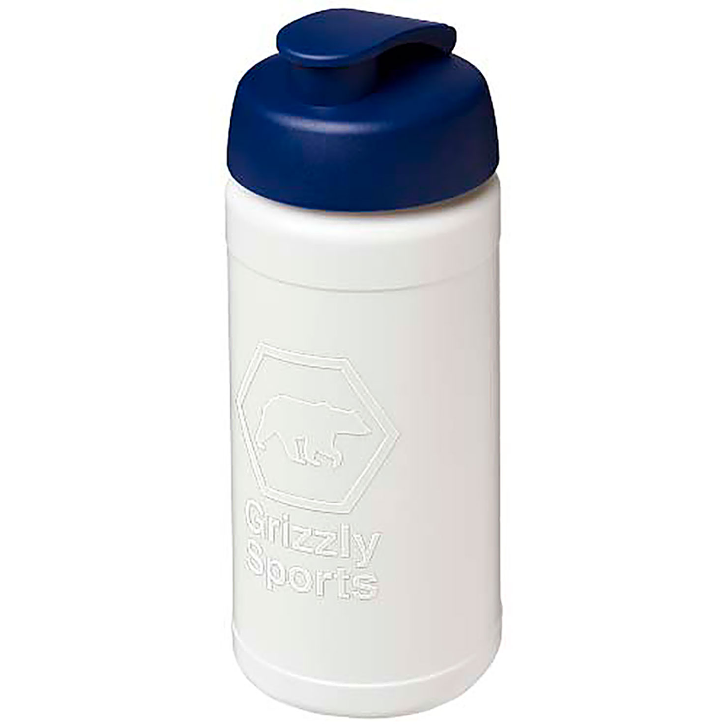 Baseline Rise 500 ml Sportflasche mit Klappdeckel - blau