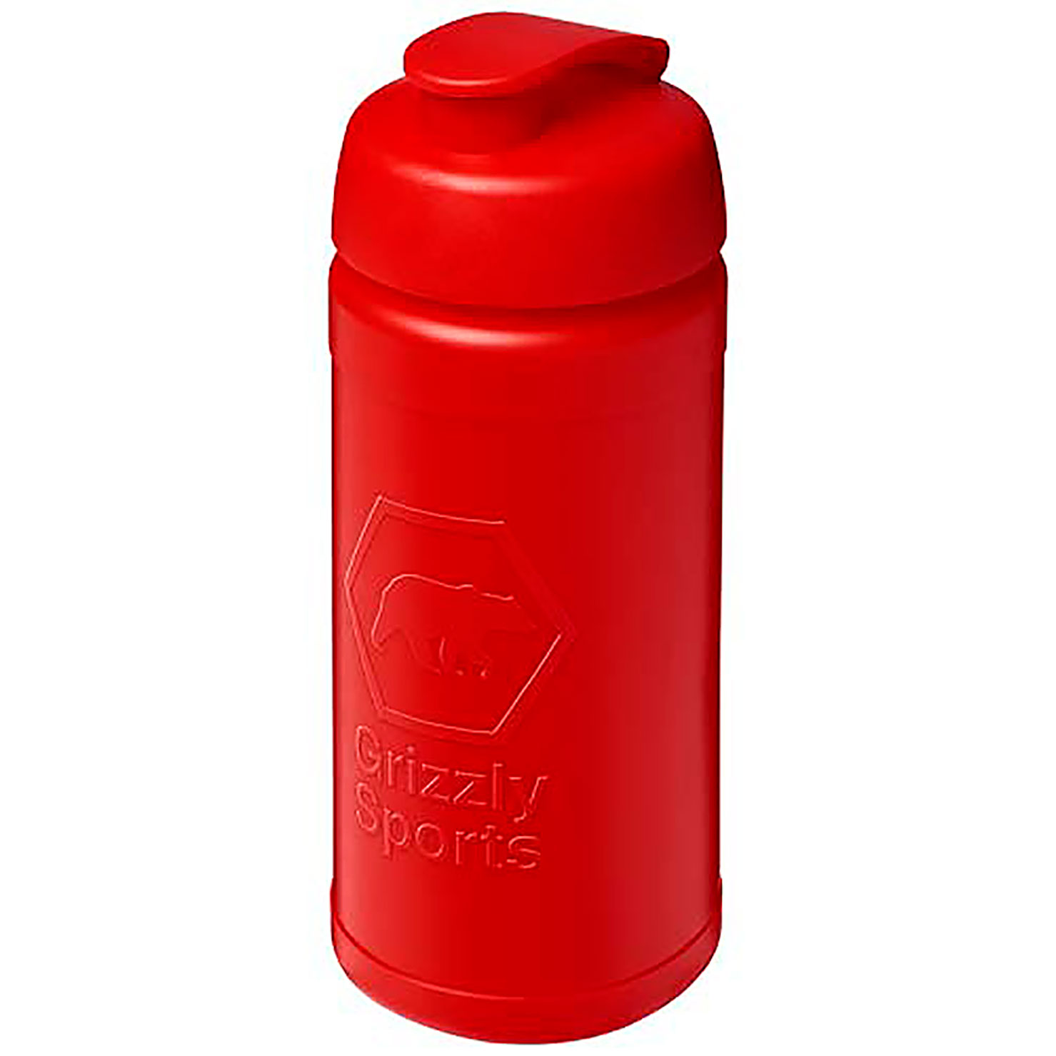 Baseline Rise 500 ml Sportflasche mit Klappdeckel - Rot