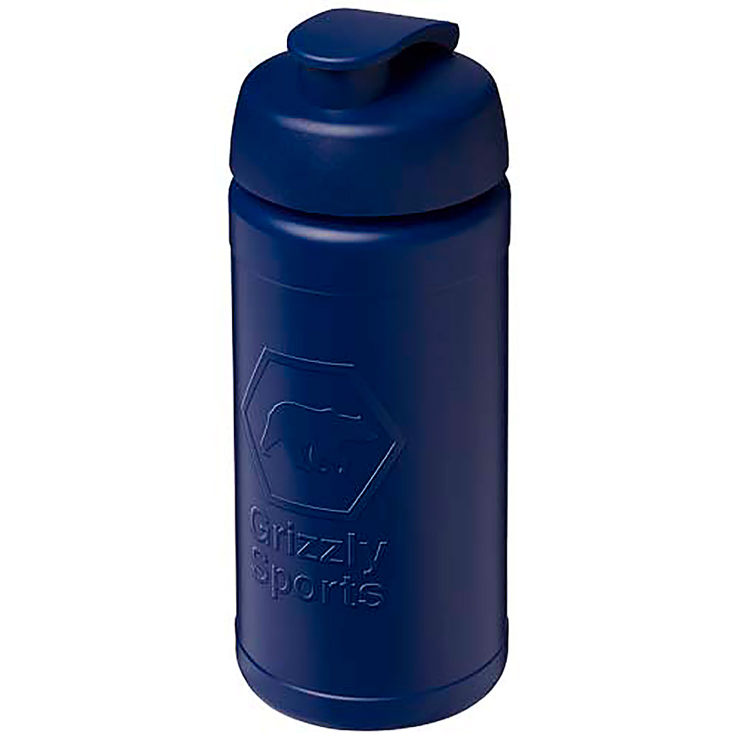 Baseline Rise 500 ml Sportflasche mit Klappdeckel - blau