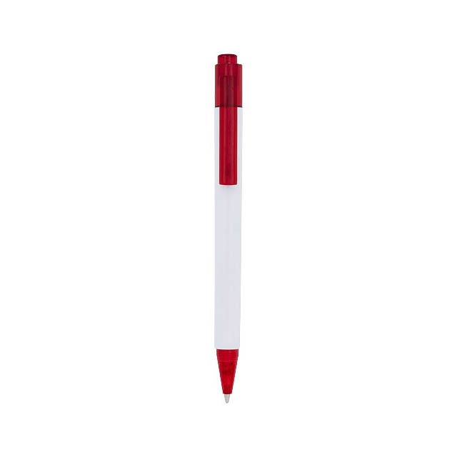 Kuličkové pero Calypso - transparentná červená