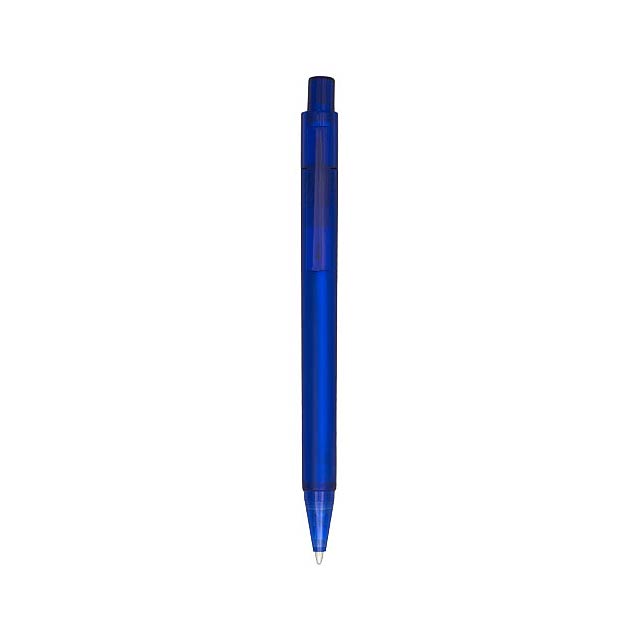 Calypso frosted ballpoint pen - blue