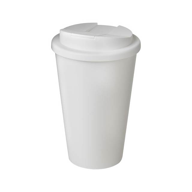 Americano® Pure 350 ml tumbler with spill proof lid  - white