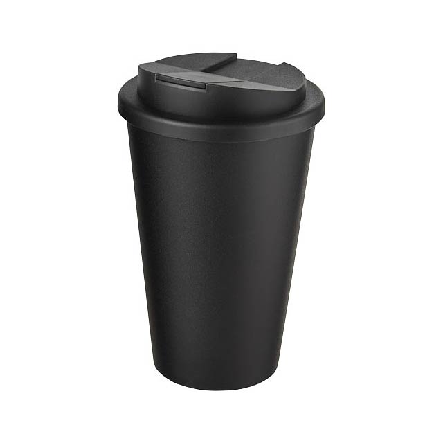Americano® Recycled 350 ml spill-proof tumbler - black