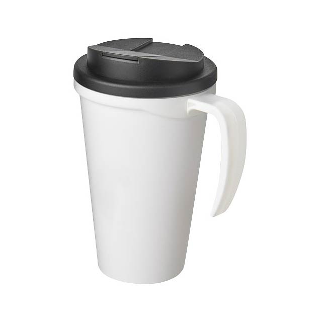 Americano® Grande 350 ml mug with spill-proof lid - black