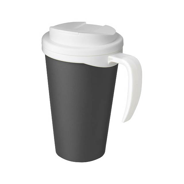 Americano® Grande 350 ml mug with spill-proof lid - white