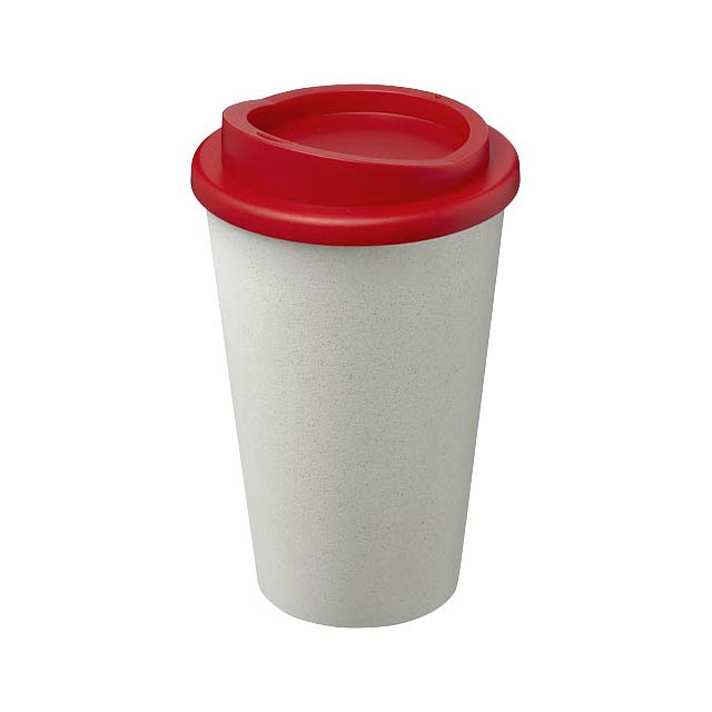 Americano® Eco 350 ml recycled tumbler - transparent red