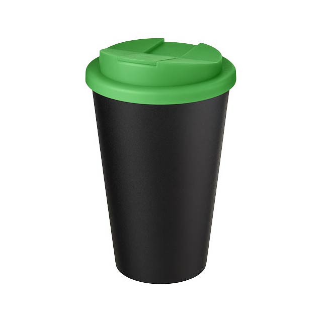 Americano® Eco 350 ml recycelter Becher mit auslaufsicherem Deckel - Grün